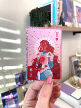 Knight of Hearts Glitter Sticker