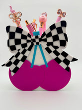 Checkered Cherry Pen/Bookmark Holder