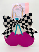 Checkered Cherry Pen/Bookmark Holder