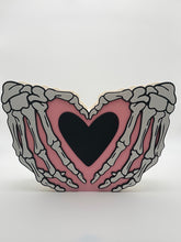 Skeleton Hand Heart Pen/Bookmark Holder