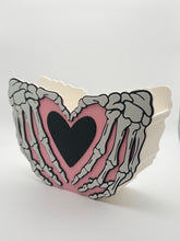 Skeleton Hand Heart Pen/Bookmark Holder